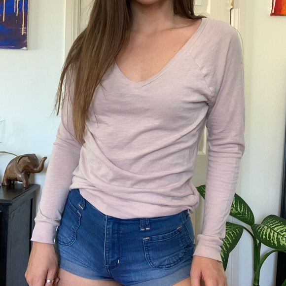 PINK Victoria's Secret Tops - Long sleeve v neck